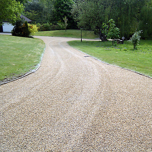 Photo of chip & tar roadway